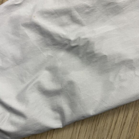 Nike Jacket Mens Medium Black White Gray Hooded Windbreaker Full Zip Colorblock - Picture 14 of 15